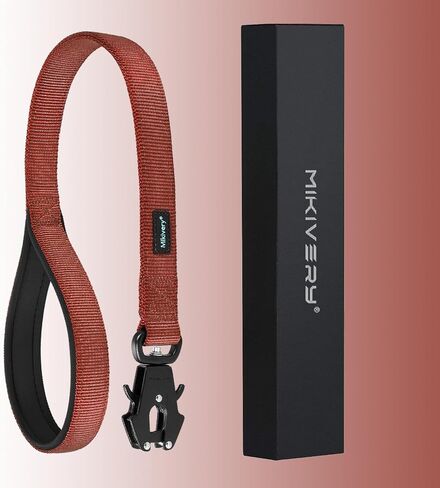 Mikivery Short Dog Leash with Comfortable Padded Handle Heavy Duty Clip for Training Walks Outdoor Suitable for Medium Large Dogs in Saudi Arabia