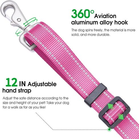 Dog Slip Lead Dog Leash, Heavy Duty No-Pull Training Leash w/Poop Bag Holder, Anti-Tangle, Multi-Handles & Reflective Thread for Small, Medium Dogs 4FT Green in Saudi Arabia