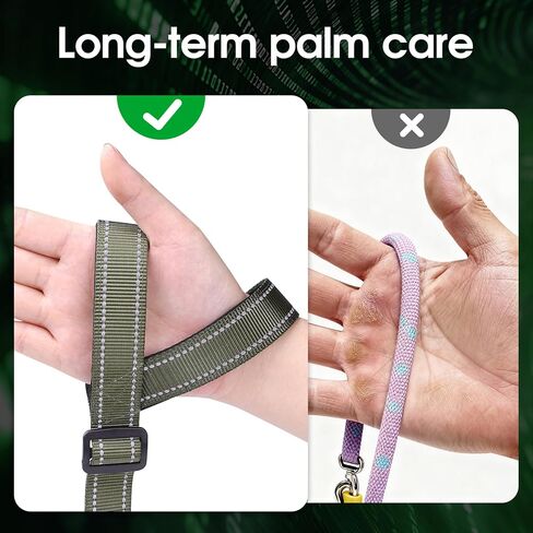 Dog Slip Lead Dog Leash, Heavy Duty No-Pull Training Leash w/Poop Bag Holder, Anti-Tangle, Multi-Handles & Reflective Thread for Small, Medium Dogs 4FT Green in Saudi Arabia