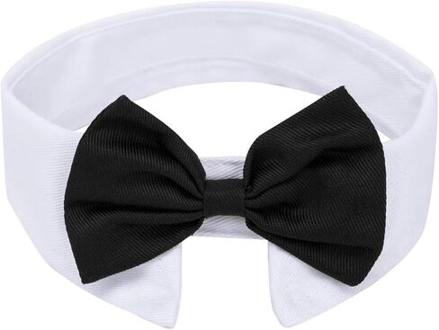 Pet Collar with Bow Tie Decoration, Adjustable Full Length 13 Inches, Perfect for Small and Medium Dogs. in Saudi Arabia