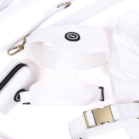 Angie and Allie Organic Cotton Dog Harness,No Pull Pet Harness with Leash D-Ring,Adjustable Soft Padded Dog Vest,Comfortable,Sustainable,Breathable and Stylish for Your Canine Companion in Kuwait