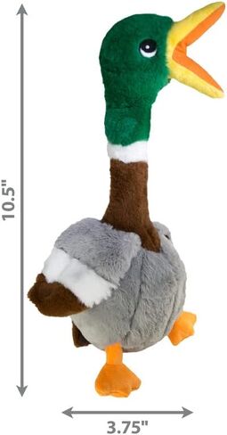 KONG Shakers Honkers Duck - Long Plush Toy with Low Tone Squeaker (Large) in Saudi Arabia