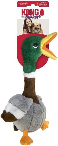 KONG Shakers Honkers Duck - Long Plush Toy with Low Tone Squeaker (Large) in Saudi Arabia