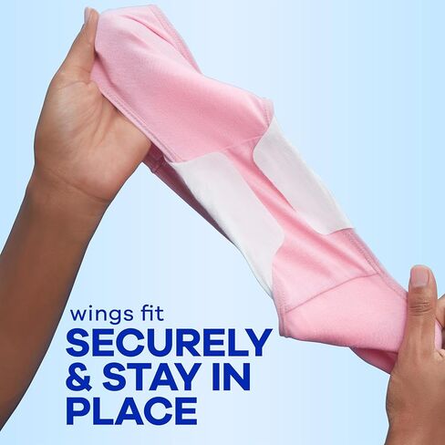 Always Infinity Flexfoam Feminine Pads for Women, Size 2, Heavy, without wings, Unscented, 32ct X 3 Packs (96 Count Total) in Kuwait