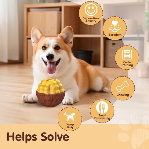 لعبة تفاعلية للكلاب المجمدة للمضغ العدواني، موزع حلوى قابل للتجميد للتحفيز الذهني، ألعاب مضغ 3 في 1 للكلاب تبقي الكلاب مشغولة وتقلل من القلق، سهلة التنظيف in Kuwait