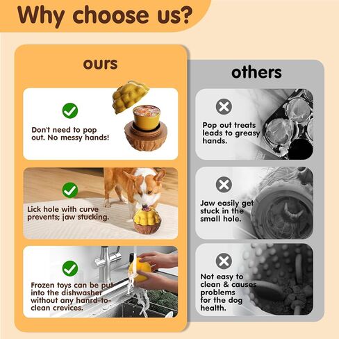 لعبة تفاعلية للكلاب المجمدة للمضغ العدواني، موزع حلوى قابل للتجميد للتحفيز الذهني، ألعاب مضغ 3 في 1 للكلاب تبقي الكلاب مشغولة وتقلل من القلق، سهلة التنظيف in Kuwait