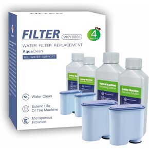 AquaClean Compatible Water Filters (2-Pack) & Descaling Liquid (250ml x 2) - Replacement for Philips Coffee Machines (4) in Saudi Arabia
