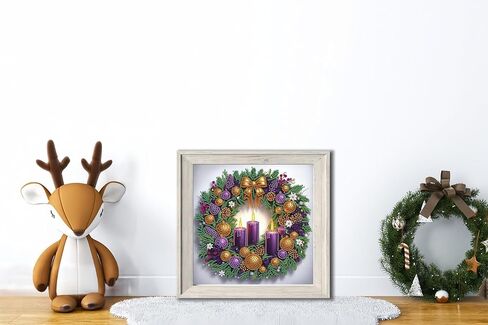 Christmas 5d الماس مجموعات الفن للبالغين ، Polar Bear Shape Shape Painting مجموعات للمبتدئين ، Winter DIY Crystal Diamond Dots Gem Art Craft for Home Decor in Kuwait