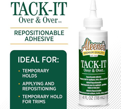 Aleene's Tack-It Over & Over Liquid Glue 4oz in Saudi Arabia