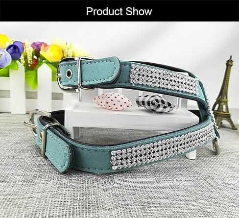 سرج فاشون للكلاب مع الماس والرصاص، سرج للكلاب الصغيرة اللطيفة مع مقود للكلاب - وردي - S in Kuwait