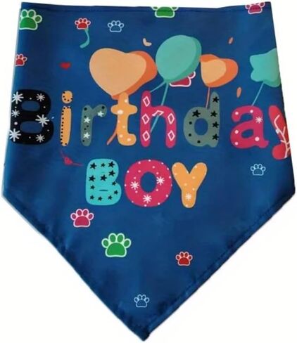 Dog Birthday Party Supplies, Birthday Girl Pink Bandana and Hat with Number for Small and Medium Dogs, Adorable Pink Birthday Accessories for Dog Celebrations in Saudi Arabia