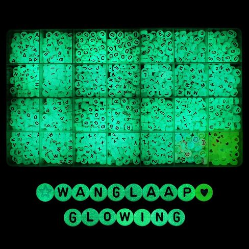 1450 قطعة من خرز الحروف WangLaap، مجموعة خرز حروف مستديرة من الأكريليك مقاس 4 × 7 مم، خرز الحروف الأبجدية من الألف إلى الياء والخرز النجمي الأسود على شكل قلب أحمر للأساور والقلائد صناعة المجوهرات بنفسك (أبيض) in Kuwait