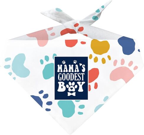 Red Dog Bandana, Comfortable Dog Bandana for Small Medium Large Dogs, Fabric Dogs Scarf for Doggies Cats Puppy, Funny Pet Gifts, I am Friendly Please Pet Me Scarf in Saudi Arabia