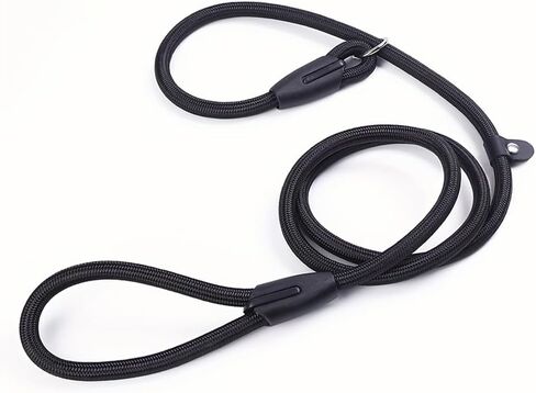 Lead Control Leash for Dogs No Pull, Classic Dog Lead 4.2 Ft Pet Slip Leash, 0.39" Rope Leashest with Safety Stopper for Small Medium Animals Red in Saudi Arabia