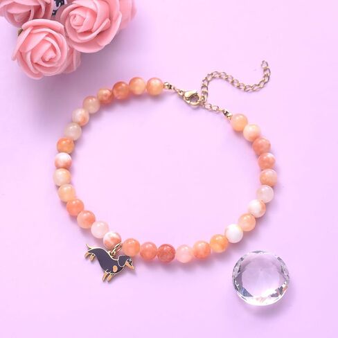 Melix Home Dog Lover Bracelet, Pet Memorial Jewelry Gift Animal Bead Bracelet for Women, Dog Mom Gift, Puppy Accessory in Saudi Arabia