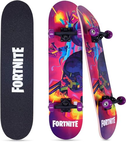 Barbie Skateboard with Printed Graphic Grip Tape - Great for Kids and Teens, Cruiser Skateboard with ABEC 5 Bearings, Durable Deck, Smooth Wheels in Saudi Arabia