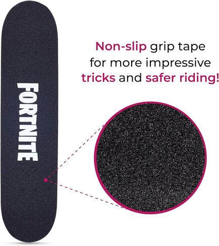 Barbie Skateboard with Printed Graphic Grip Tape - Great for Kids and Teens, Cruiser Skateboard with ABEC 5 Bearings, Durable Deck, Smooth Wheels in Saudi Arabia