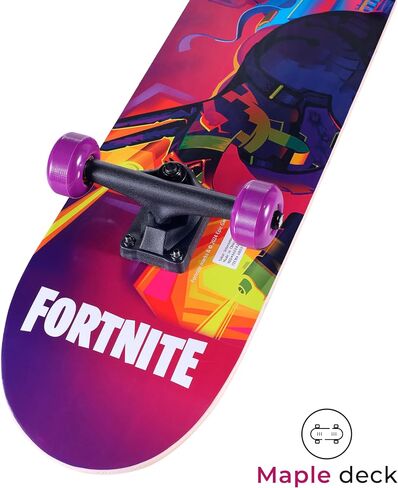 Barbie Skateboard with Printed Graphic Grip Tape - Great for Kids and Teens, Cruiser Skateboard with ABEC 5 Bearings, Durable Deck, Smooth Wheels in Saudi Arabia