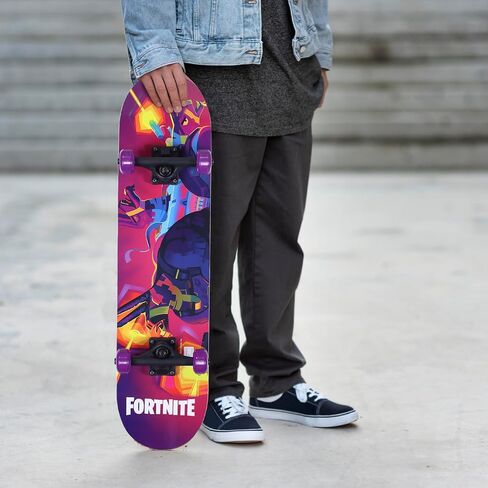 Barbie Skateboard with Printed Graphic Grip Tape - Great for Kids and Teens, Cruiser Skateboard with ABEC 5 Bearings, Durable Deck, Smooth Wheels in Saudi Arabia