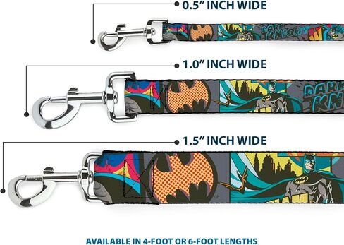 Dog Leash Batman Dark Knight 6 Feet Long 1.0 Inch Wide in Saudi Arabia
