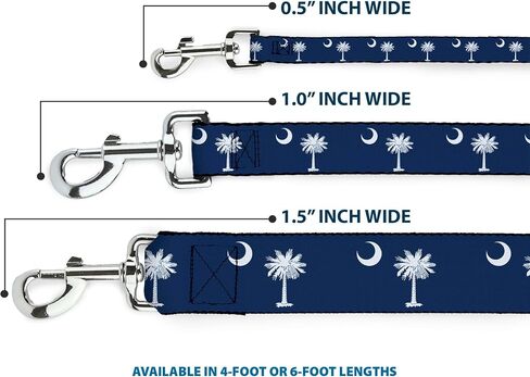 Dog Leash South Carolina Flags 4 Feet Long 1.0 Inch Wide in Saudi Arabia