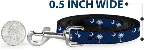 Dog Leash South Carolina Flags 4 Feet Long 1.0 Inch Wide in Saudi Arabia