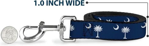 Dog Leash South Carolina Flags 4 Feet Long 1.0 Inch Wide in Saudi Arabia