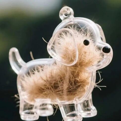 Sanfly الحيوانات الأليفة تخزين الشعر كيرينغ 3pcs الكلب الشعر تخزين قلادة المفاتيح، الحيوانات الأليفة الشعر تذكارية كبسولة قلادة سلسلة المفاتيح التذكارية لمحبي الحيوانات الأليفة in Kuwait