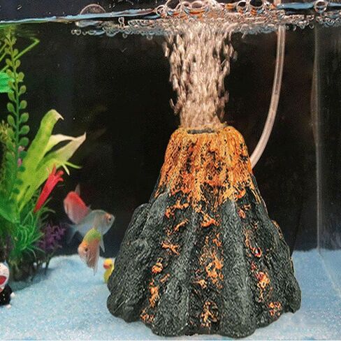 Practical Decoration Aquarium Air Bubble Ornament Oxygen Pump Air Bubble Stone Fish Tank Accessories(B) in Saudi Arabia