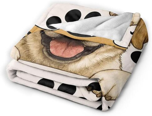 Labrador Blanket Cute Labrador Gifts for Women Girls Throw Blanket for Dog Lovers Fleece Fuzzy Soft Flannel Dog Animal Plush Warm Bedding Stuffed for Kids Adults 40 x 50 Inch in Saudi Arabia