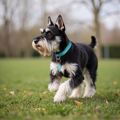 Dog Costume Accessories Metal SD Tag with Nylon Adjustable Collar for Small Medium Large Blue Puppy Funny Pet Cosplay Supplies M in Saudi Arabia