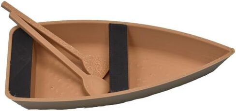 Chatelet Decorative Floating Toy Boat for Aquariums | Rowboat for Aquariums | Fish Shrimp or Snail Aquarium Boat Decor | Made in USA (Large) in Saudi Arabia