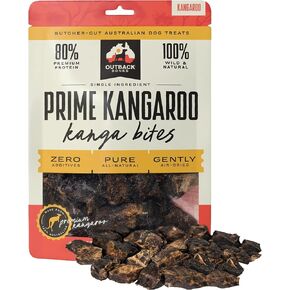 | Prime Kangaroo Dog Treats Kanga Bites | Single Ingredient Air Dried Natural Jerky Bites (7.05 oz) in Saudi Arabia