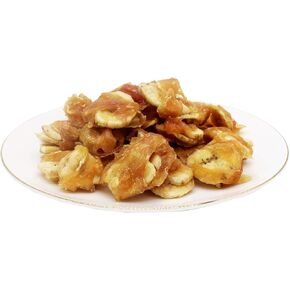 Chicken Wrapped Apple Dog Treats with Real Chicken and Apple, Soft and Chewy Training Snacks for All Dog Sizes, 0.5lb/227g in Kuwait