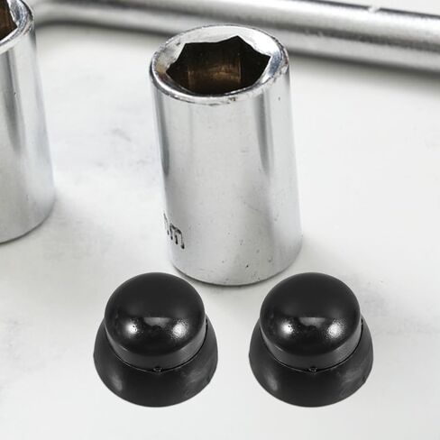 Besportble 10pcs أغطية الجوز البلاستيكية الأسود لمعدات الملعب ، وحماية الترباس المسمار ، وسهولة تثبيت أغطية الجوز للاستخدام في الهواء الطلق in Kuwait