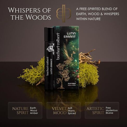 Lutin Errant Fragrance 10mL – Niche Eau de Parfum – Dry Woods, Coconut & Amber Perfume for Men & Women with White Musk & an Earthy Mushroom Heart in Saudi Arabia