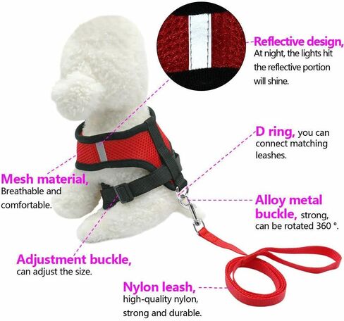 Pet Harness Pet Supplies Collar Breathable Chihuahua Pug Bulldog Cat Puppy Vest(S,Purple) in Saudi Arabia