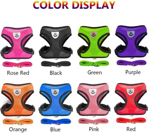 Pet Harness Pet Supplies Collar Breathable Chihuahua Pug Bulldog Cat Puppy Vest(S,Purple) in Saudi Arabia
