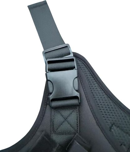 Heavy-Duty Tactical Dog Harness – No-Pull, Adjustable, Breathable (Gray camo, Large) in Saudi Arabia