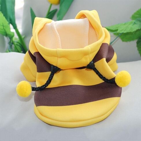 Dog Cat Hoodie Cartoon Cosplay Costumes Polyester Cat Dog Bee Hoodie(M) in Saudi Arabia