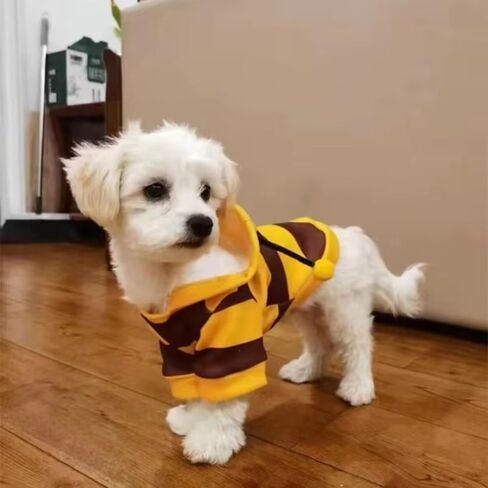 Dog Cat Hoodie Cartoon Cosplay Costumes Polyester Cat Dog Bee Hoodie(M) in Saudi Arabia