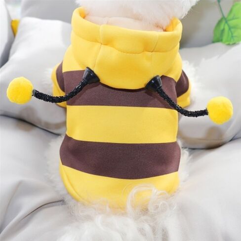 Dog Cat Hoodie Cartoon Cosplay Costumes Polyester Cat Dog Bee Hoodie(M) in Saudi Arabia