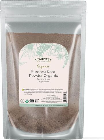 Starwest Botanicals Burdock Root Powder, 1 Pound in Saudi Arabia