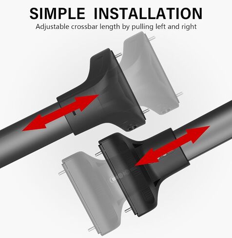 100KG/220LBS Soruci Car Roof Rack Cross Bars for 2013-2018 Toyota RAV4 with Anti-Theft Lock, for Rooftop Basket Cargo Carrier Bag Luggage Kayak Canoe Bike Snowboard Skiboard Large Holding Capacity in Kuwait