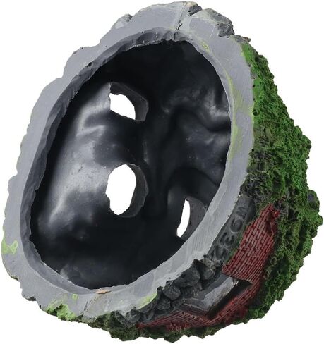 Aquarium Decoration Simulation Aquatic Resin House Simulation Thatched House Betta Hideout Cave for Fish Tank in Saudi Arabia