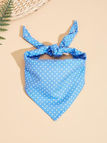 3Pcs Dog Bandanas Spring Dog Bandana Triangle Scarf Soft Washable Adjustable Pet Bib Accessories for Small Medium Large Cats Pets,Pink&Blue&Yellow in Saudi Arabia