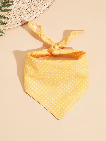 3Pcs Dog Bandanas Spring Dog Bandana Triangle Scarf Soft Washable Adjustable Pet Bib Accessories for Small Medium Large Cats Pets,Pink&Blue&Yellow in Saudi Arabia