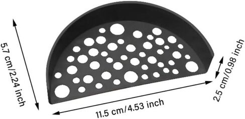 Shrimp Breeding Protector Plastic Small Aquaculture Shrimp Cave Exquisite Pet Supplies Aquarium Tank Cave(Black) in Saudi Arabia