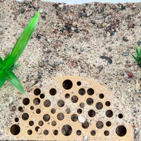 Shrimp Breeding Protector Plastic Small Aquaculture Shrimp Cave Exquisite Pet Supplies Aquarium Tank Cave(Black) in Saudi Arabia