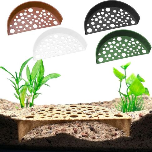 Shrimp Breeding Protector Plastic Small Aquaculture Shrimp Cave Exquisite Pet Supplies Aquarium Tank Cave(Black) in Saudi Arabia